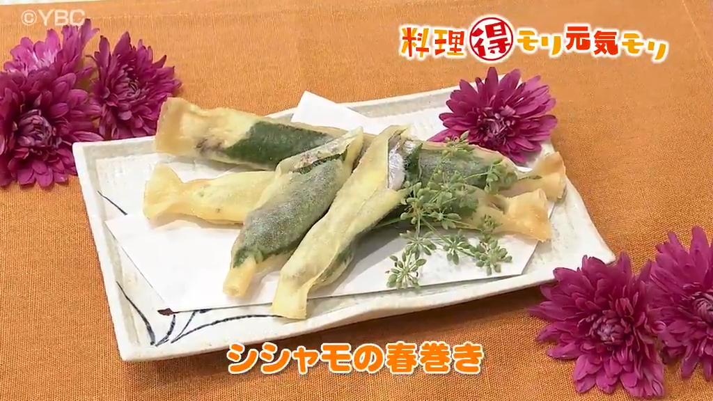 9月5日 月 放送 菅野由子先生 ししゃもの春巻き Ybc 山形放送