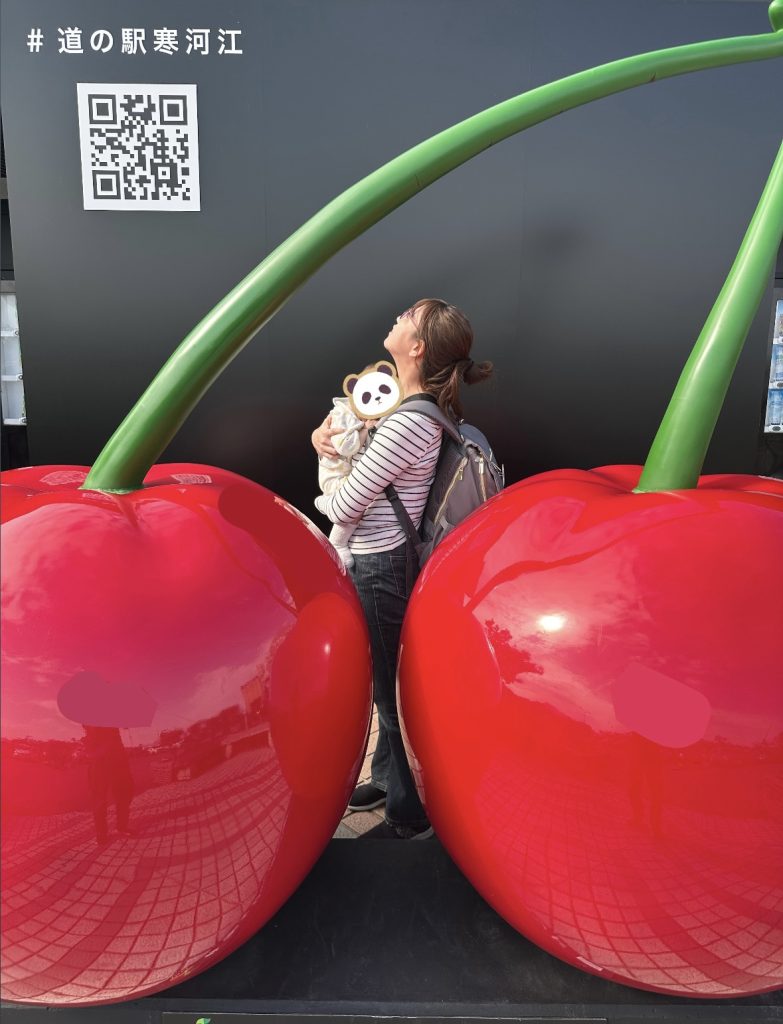 とってもおお~~~~きな、さくらんぼ。