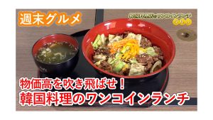 【週末グルメ】物価高を吹き飛ばせ！韓国料理のワンコインランチ