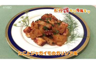 11月7日放送　菅野由子先生　たことじゃが芋のガシリア風