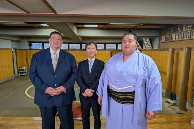 佐渡ヶ嶽部屋を訪問