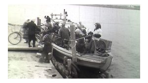 【昭和のやまがた～ふる里のあの時～】最上川の渡し舟（昭和35年）