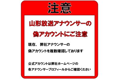 SNSのなりすましアカウントに注意