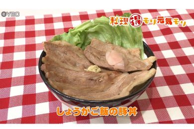 6月29日放送　吉田理恵先生　しょうがご飯の豚丼